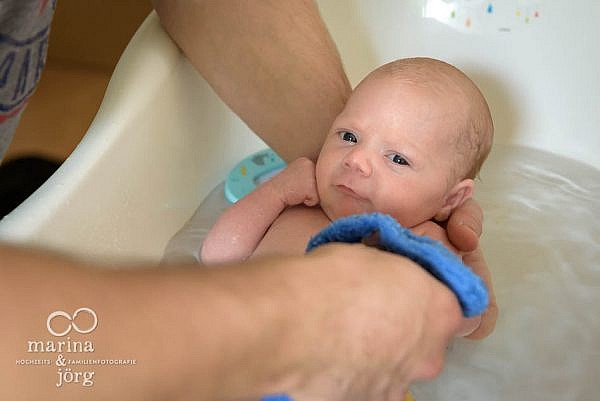 Babyfotograf Wetzlar - ungestellte Neugeborenenfotos - natürlich, echt, besonders