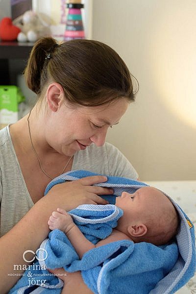 Familienreportage in Wetzlar - Babyfotos entstanden bei einer Homestory