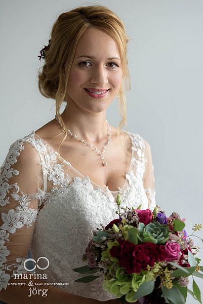 Hochzeitsfotograf für Gießen: Portrait der wundervollen Braut - Hochzeit bei Gießen