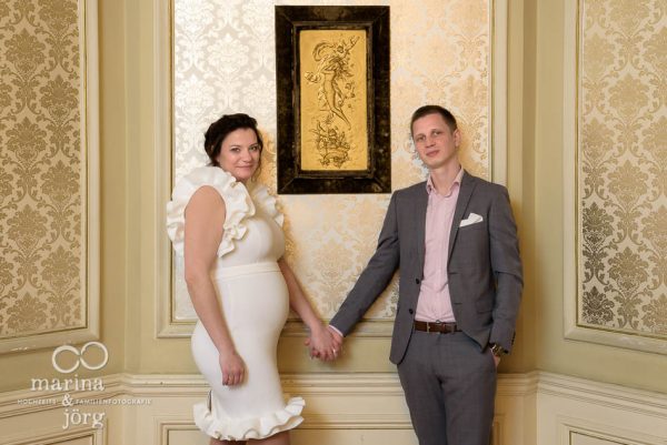 Hochzeitsfoto in der Villa Leutert in Gießen