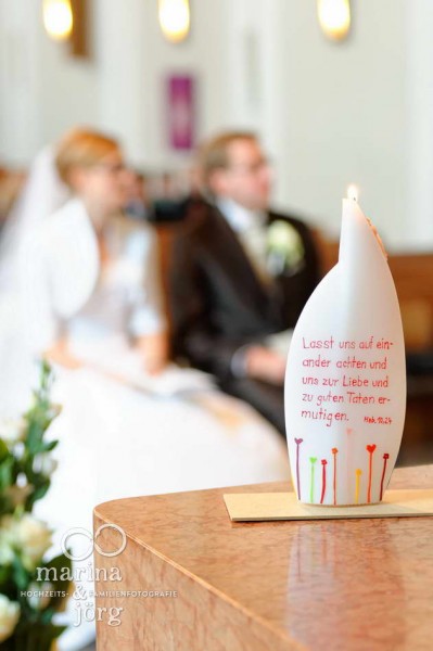 Hochzeitsreportage in Erlangen: kirchliche Trauung