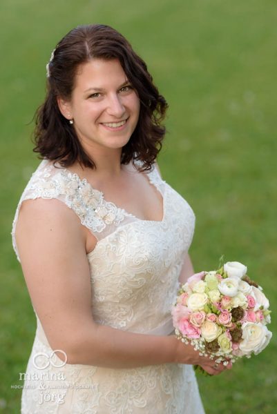 Marina und Jörg, Hochzeitsfotografen Gießen: Portrait der Braut